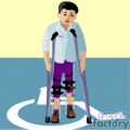 Disabled children walk.gif